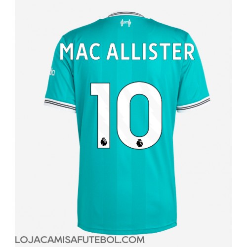 Camisa de Futebol Liverpool Alexis Mac Allister #10 Equipamento Alternativo 2025-26 Manga Curta